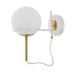 Бра Brille BR-01 469W/1 E14 AC+WT настінне накладне куля мінімалізм