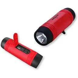 Колонка портативна Zealot S1 5Вт із ліхтариком USB AUX FM Bluetooth синя / червона / чорна (SPSS1) - мініатюра 2
