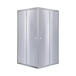 Душевая кабина Lidz Wawel SC90x90.SAT.LOW. GR, стекло тонированное 4 мм без поддона, Универсальная, тонированная