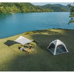Намет чотиримісний для кемпінгу Naturehike Ango (CNK2550WS010) коричневий - мініатюра 6
