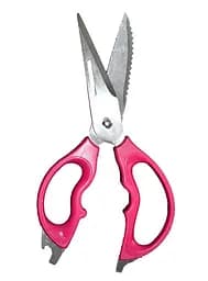 Многофункциональные кухонные ножницы 3в1 King Gary S‑229 с орехоколом и открывалкой 24,5см толщина 2мм Красный