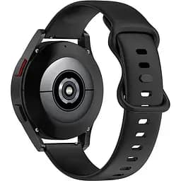 Ремінець силіконовий для смарт-годин BeWatch Amazfit універсальний S 20 мм Чорний (101N3S01.2)