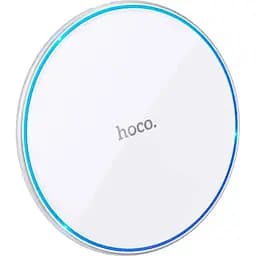 Бездротовий зарядний пристрій Hoco Easy Wireless Charger CW6 Pro White [103862] - мініатюра 2