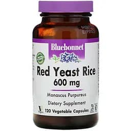Вітаміни та мінерали Bluebonnet Nutrition Red Yeast Rice 600 мг 60 вегакапсул