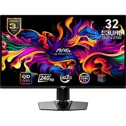 Монитор 31.5" MSI MAG 321UPX QD-OLED UHD OLED 240Hz (9S6-3DD39T-001)