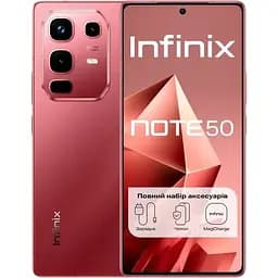 Смартфон Infinix Note 50 X6858 8/256Gb NFC Burgundy Red UA UCRF