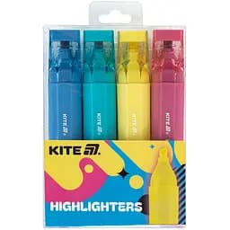 Маркер Highlighter Kite Creative Trendy Colors набор 4 шт. (K24-1144-4)