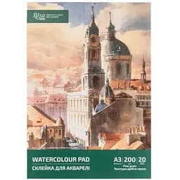 Склейка для акварелі А3 29,7×42 см 200г/м2 20л ROSA Studio