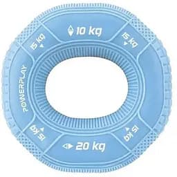 Еспандер кістьовий PowerPlay силіконовий PP-4331 Hand Grip Light 10-15-20 кг Блакитний (PP_4331_Blue_(10-15-20))