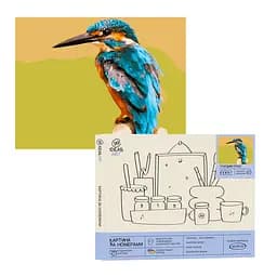 Набір для розпису по номерах "Гордий птах" 40*50 см, IDEA2-GX47493, ТМ "99IDEAS"