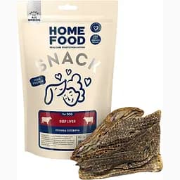 Ласощі для собак Home Food печінка яловича в'ялена For DOG 80 г