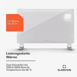 Конвекційний обігрівач Klarstein Bornholm Smart 1250 або 2500 Вт (10045429) - мініатюра 5