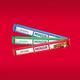 Батончики Minor Шоколод з крихтою смаженого фундуку 110 г (5 шт. х 22 г) - мініатюра 5