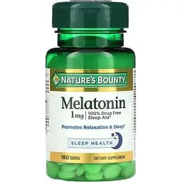 Мелатонін Nature's Bounty Melatonin 1 мг 180 таблеток