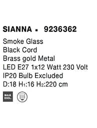 Підвіс Nova Luce SIANNA 9236362 - мініатюра 7