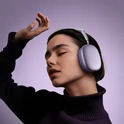 Навушники Hoco бездротові накладні W65 Happy BT headphones блакитні - мініатюра 3