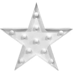 Нічник-світильник Зірка білий