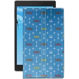 Чехол StatusCASE из экокожи для планшета Lenovo Tab 4 7 Essential TB-7304f Фэшн голубой