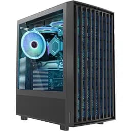 Корпус Modecom BREEZE BLACK USB 3.0x2 USB-Cx1 ARGB 4x140 мм fans без БЖ ATX (AT-BREEZE-MG-ARGB-10-0000)