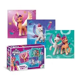 Дитячі Пазли 3 в 1 My Little Pony Зіпп та Санні DoDo 200384 - мініатюра 2