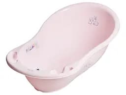 Ванна дитяча Tega Baby зі зливом Bunny 86 см powder pink