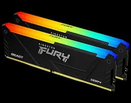 Оперативная память Kingston Fury 16GB (2x8GB) DDR4 3600MHz Beast RGB Black (KF436C17BB2AK2/16)