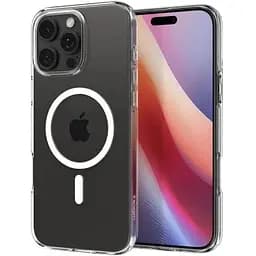 Прозорий чохол Spigen Liquid Crystal MagSafe Crystal Clear для iPhone 16 Pro (ACS08389)