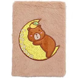 Блокнот А5 ZiBi Capybara 4 Kids Line плюшевий клітинка 80 аркушів (ZB.700018) - мініатюра 2