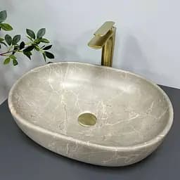 Умивальник VBI Modena S beige stone накладний VBI-012003