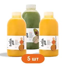 Смузи FreshMe Семейный формат Family Pack Набор 5 шт х 700 мл