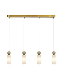 Подвесной светильник, люстра Italux PND-95331-4-BRSS Santos G9 4x40W IP20 латунный