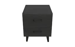 Тумба Віва 2 на конусних ніжках Ferrum-decor 41x35x40 Чорний метал ДСП Сосна Кембра 16 мм (FRD-106810) - мініатюра 3