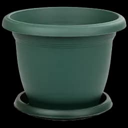 Горшок для цветов Serinova с поддоном Villa, 14 л, зеленый (VS08 / V508GREEN)