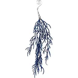 Гілка декоративна Novogod'ko Діамант 21 см синя (974887)