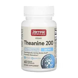 Амінокислота Jarrow Formulas Theanine 200 мг 60 капсул