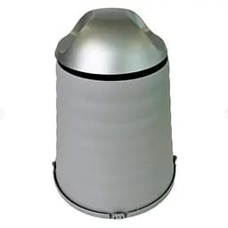 Мусорное ведро Motek на 7 л 17х24х30 см Серый (WBS-111) 