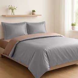 Комплект постельного белья Полуторный Duet 150х200 см Mocha/Grey SOHO pbe0050816