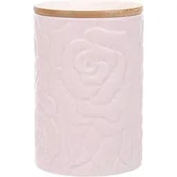 Банка Lefard для сипучих продуктів з бамбуковою кришкою 10х10х15 см (940-248)