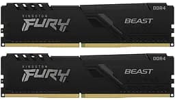 Модуль пам'яті DDR4 Kingston FURY Beast 2x16GB 3200MHz (KF432C16BBK2/32) [79096] - мініатюра 2