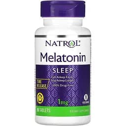 Мелатонін Natrol Time Release з уповільненим вивільненням 1 мг 90 таблеток (NTL00467)