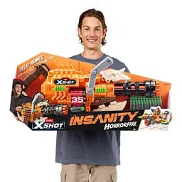 Швидкострільний бластер Zuru X-Shot Insanity Horrorfire Dread Hammer 48 патронів (36733) - мініатюра 8
