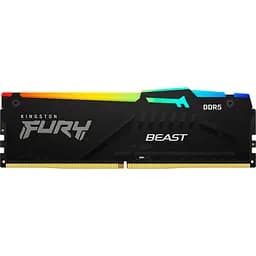 Модуль пам'яті Kingston Fury DDR5 64GB 5600MHz Beast RGB Black (KF556C40BBA-64)