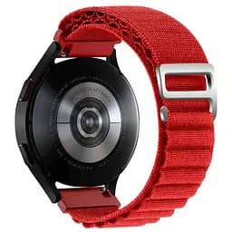 Ремінець для Samsung Galaxy Watch 5 Pro 45mm - червоний Watchbands NormalCloth ширина кріплення 20мм нейлоновий (W24-3WB37687116)