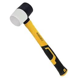 Киянка резиновая Sigma 225 г фибергласовая рукоятка. черно-белая (4317221)