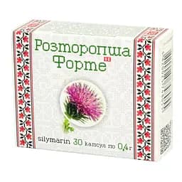 Дієтична добавка Фармаком Розторопша форте 0.4 г №30 (3 блистера х 10 шт.)