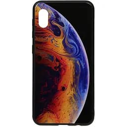 Чохол-накладка Toto Print Glass Space Case HuAwei Y5 2019 Violet