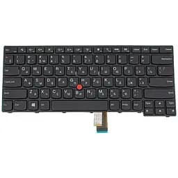 Клавіатура для ноутбука LENOVO (ThinkPad: E450, E450c, E455 series) rus, black (оригінал) - мініатюра 2