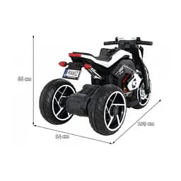 Електромотоцикл триколісний Ramiz Motor Future 12 В, білий (PA.LL8001-A.BIA) - мініатюра 2