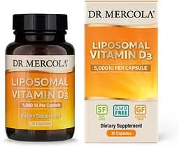 Вітаміни та мінерали Dr. Mercola Liposomal Vitamin D3 5000 IU, 30 капсул