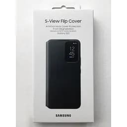 Оригінальний чохол-книжка Samsung для Galaxy S22 5G S-View Clear View Cover Smart (6.1") Чорний - мініатюра 3